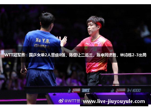 WTT冠军赛：国乒女单2人晋级8强，陈熠让二追三，陈幸同速胜，林诗栋2-3出局